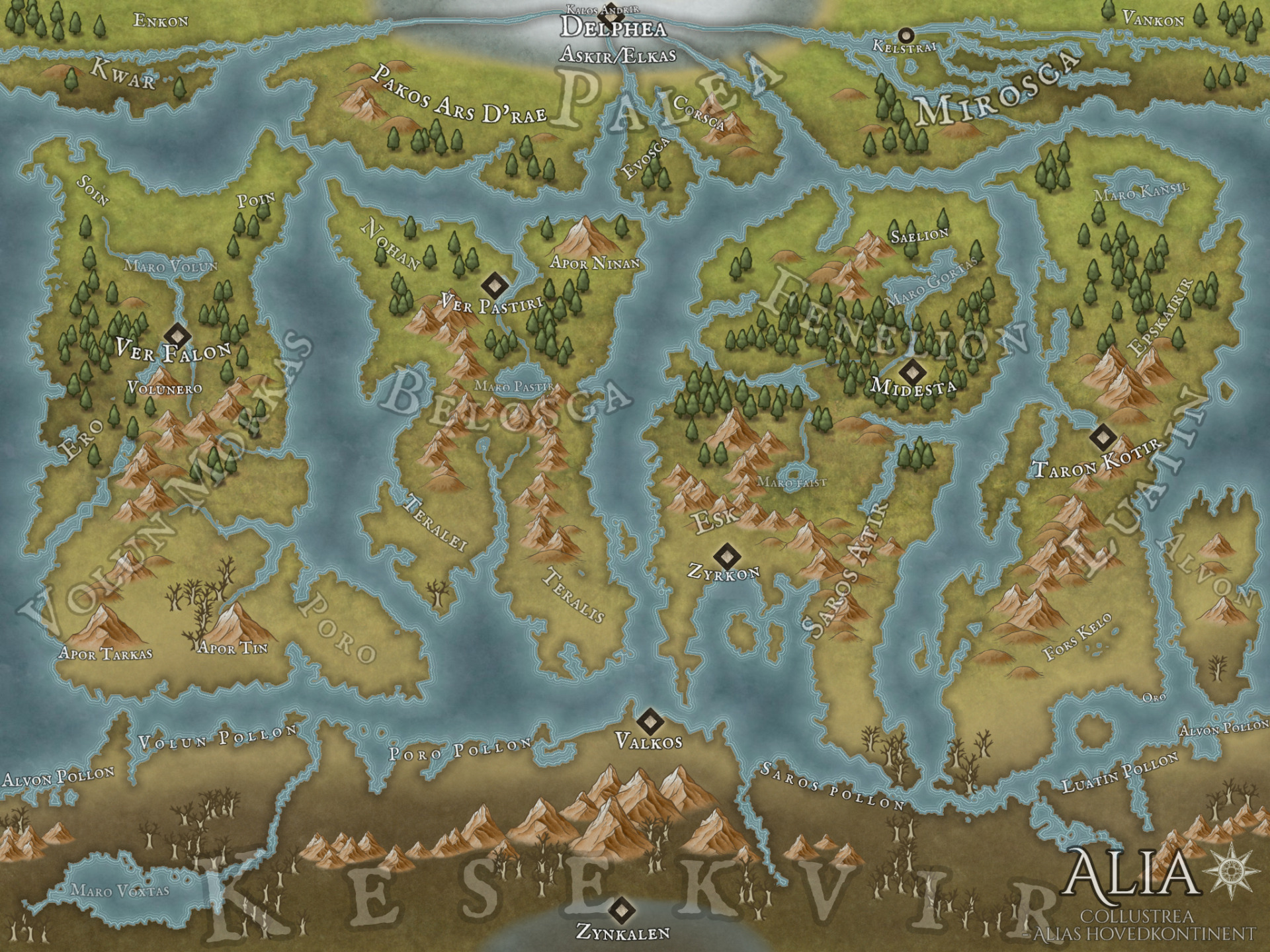 Hierarkiernes Tid (map made in inkarnate.com)